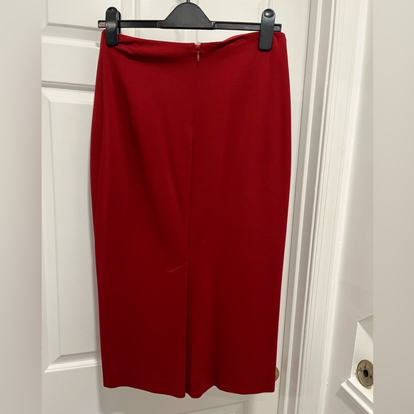 Dolce & Gabbana lipstick red midi pencil skirt - Picture 2 of 3